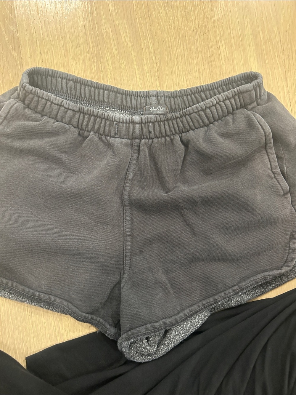 brandy melville black sweat shorts